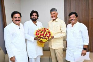 Pawan inspects his camp office, also visits secretariat