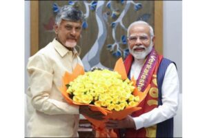 Naidu meets Modi, seeks funds in budget