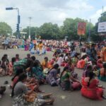 Asha workers surprise strike halts traffic for hours in busy Koti area