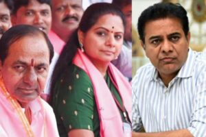 KTR and KCR remain silent on Kavitha issue