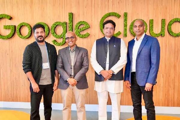 CM Revanth Reddy at Google headquarters