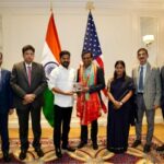 CM Revanth Reddy met Cognizant CEO Ravi Kumar in USA