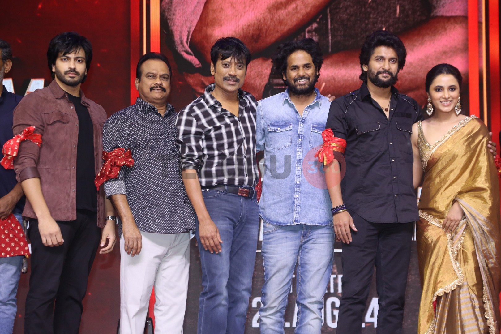 Saripodhaa Sanivaaram Pre release Event Set 2 Telugu360