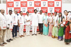 Five YSR Congress corporators from Visakha join Jana Sena