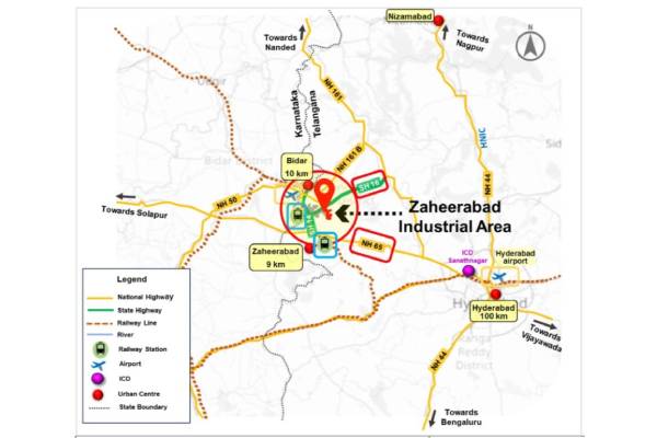 Zaheerabad Industrial Smart City to be developed with Rs 2,361 Cr ...