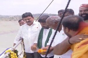 Revanth Reddy launches Sita Rama Project in Bhadradri District