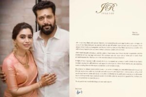 Jayam Ravi announces Separation