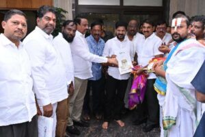 CM Revanth Reddy gets invite from Khairatabad Ganesh Committee