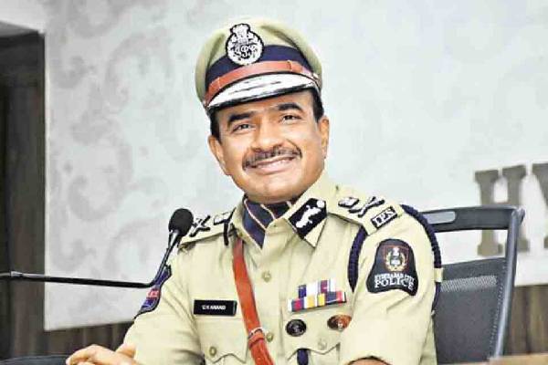 cv anad as Commissioner of Police hyderabad