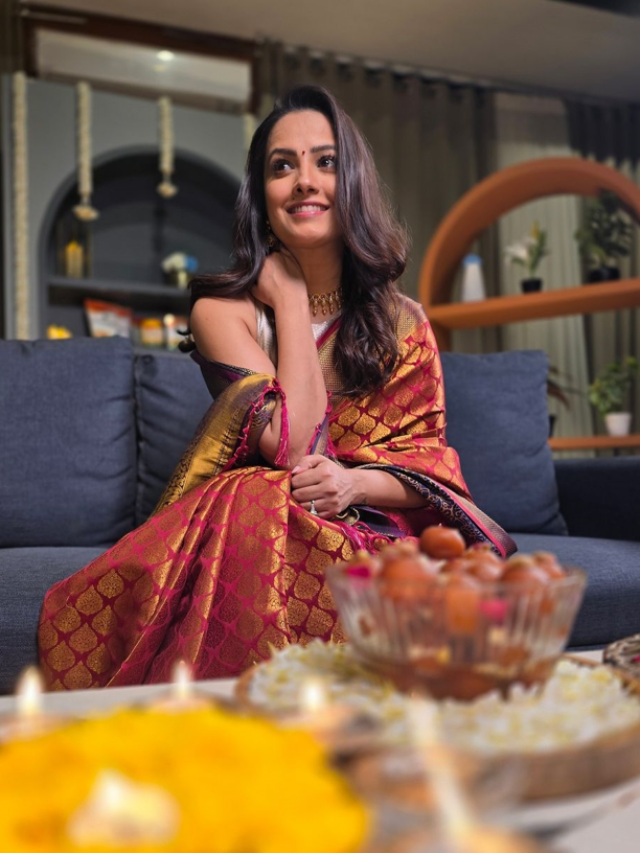 Anita Hassanandani Reddy Festive Look