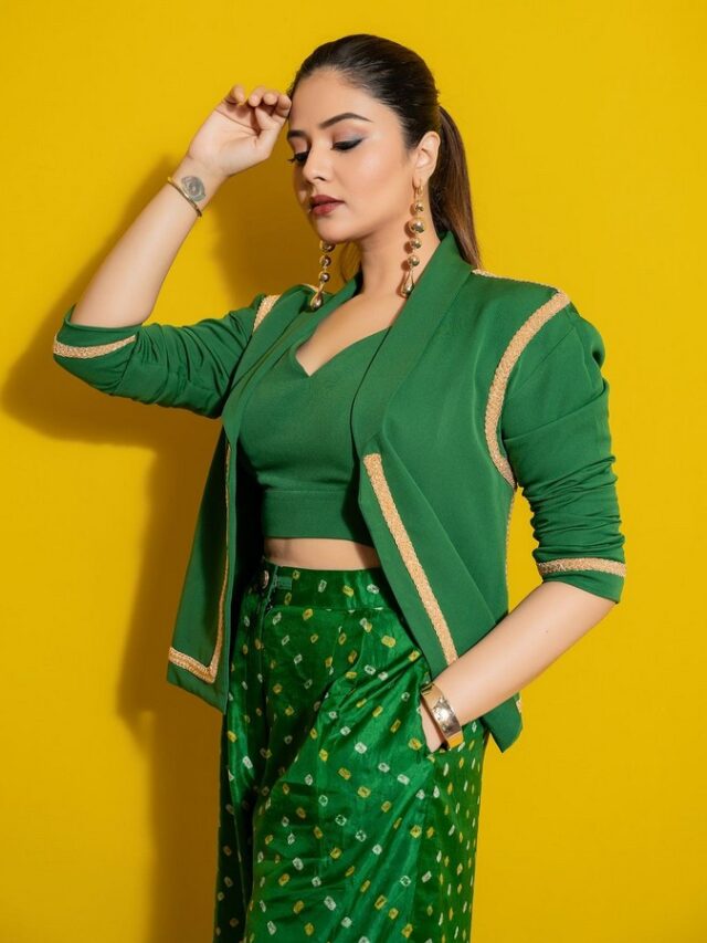 Sree Mukhi In All Greens’