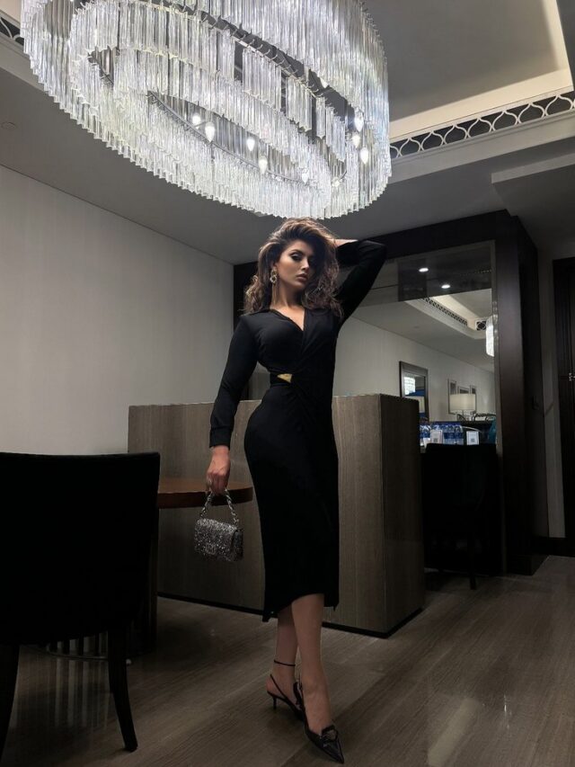 Urvashi Rautela Shines in Black