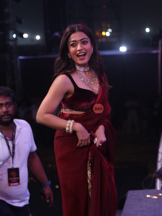 Rashmika Mandanna at Pushpa 2 The Rule Trailer Launch event