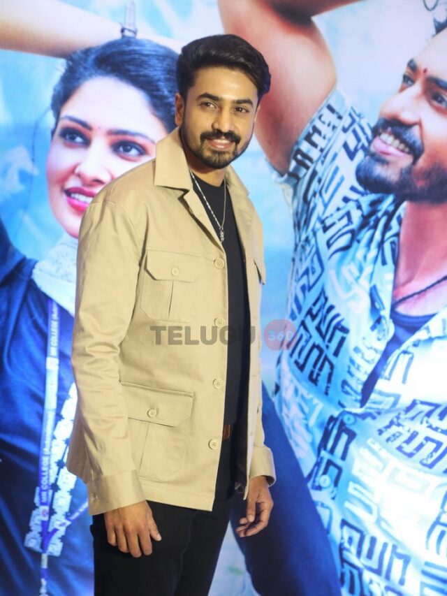 Ashok Galla at Devaki Nandana Vasudeva Movie Pre release event