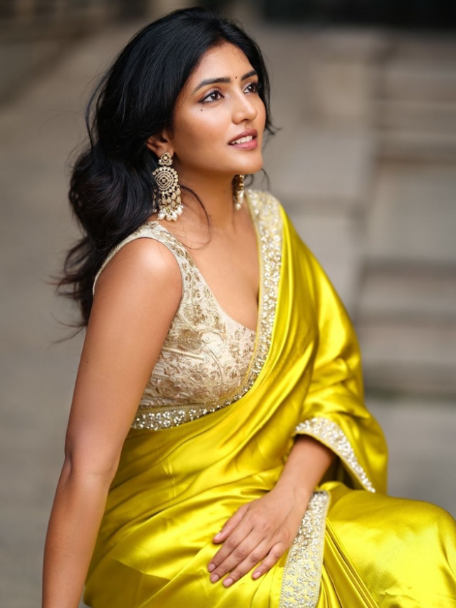 Eesha Rebba Shines In Yellow Saree