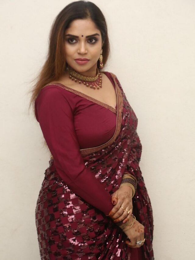 Karunya chowdary at Jatara Pre release event