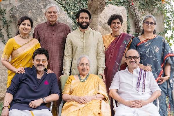 Rare Clicks of the Daggubatis from Chaitanya’s Wedding