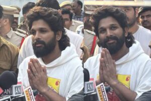 Allu Arjun With Press And Celebrities After Release From Jail