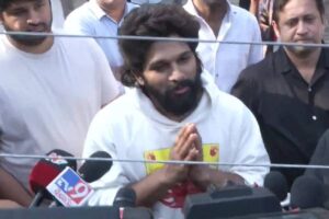 Allu Arjun responds after coming from Jail