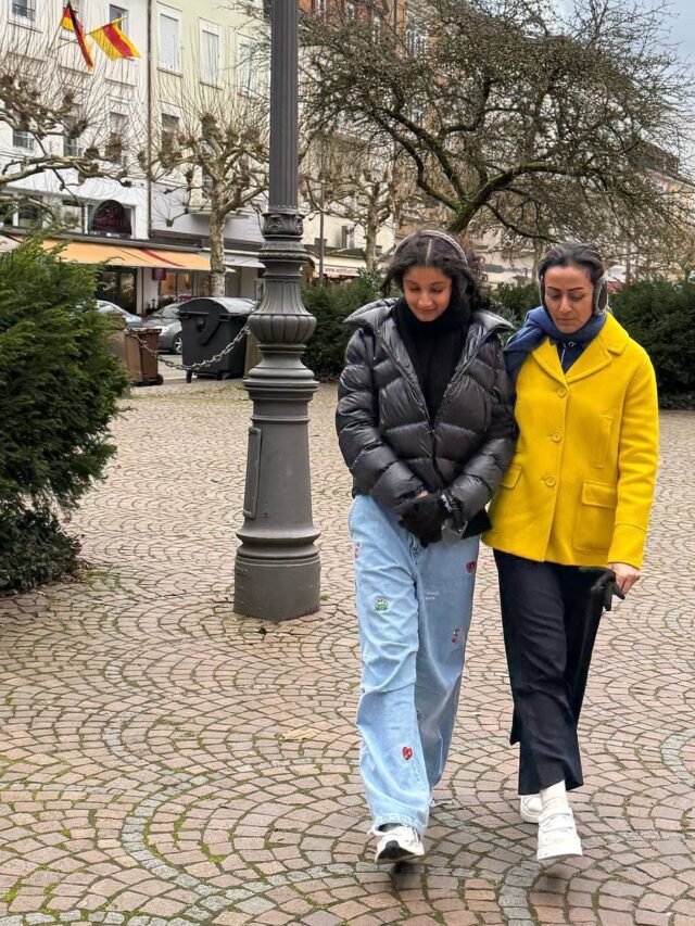 Namrata Shirodkar and Sitara Enjoying The Winter Vibes