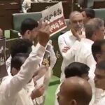 harish rao pushed own party mlas in assembly