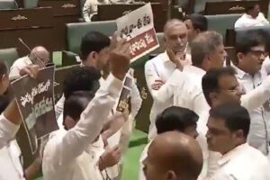 Harish Rao drama caught red-handed on camera