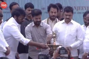 Revanth Reddy and Chiranjeevi launch Experium Park