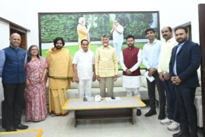 Chandrababu and Pawan Kalyan Meet Union Minister Over Irrigation Projects