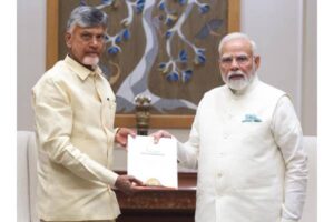 AP CM Chandrababu invites PM Modi for Amaravati relaunch