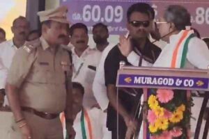 Karnataka CM’s Hand Gesture at Belagavi Rally Sparks Controversy
