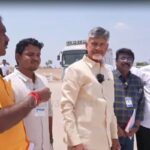 CM Chandrababu inspects Handri Neeva works