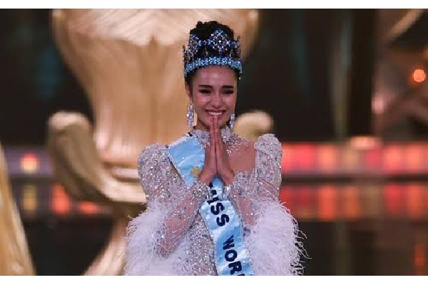 Thailand beauty Opal Suchata crowned Miss World 2025