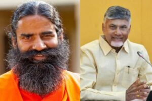 Ramdev Baba heaps praise on Chandrababu