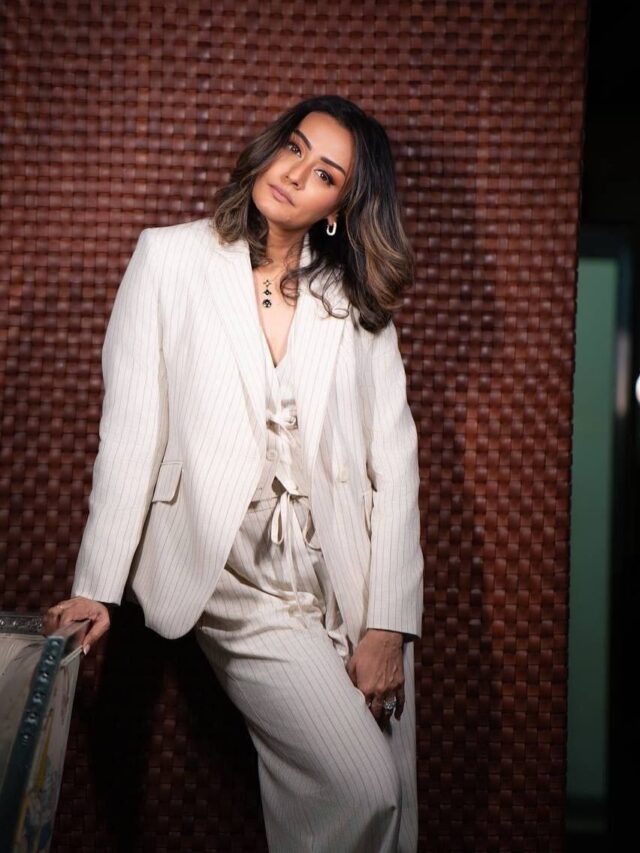 Namrata Shirodkar In White Suit
