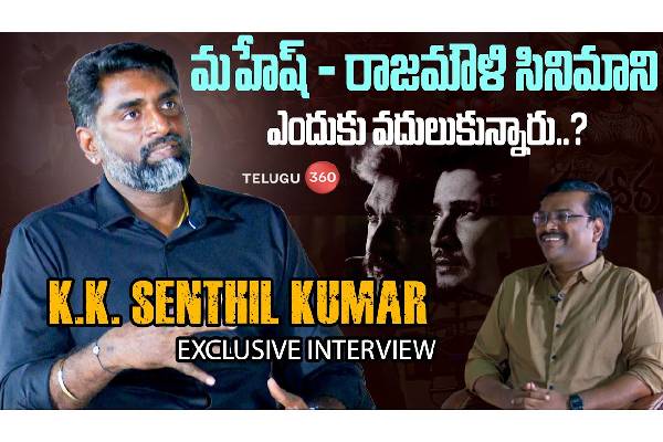 Exclusive Interview with RRR DOP K.K. Senthil Kumar