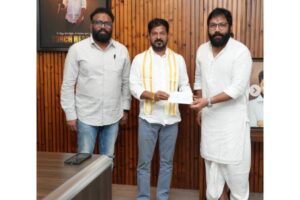 Sandeep Reddy Vanga Donates Rs 10 Lakh to CM Relief Fund