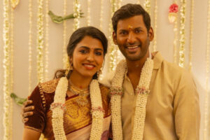 Vishal gets Engaged to Sai Dhanshika