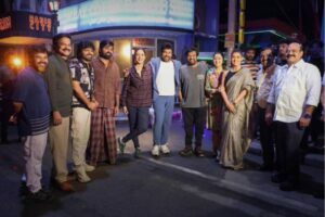Puri-Sethupathi team meets Megastar on Sets