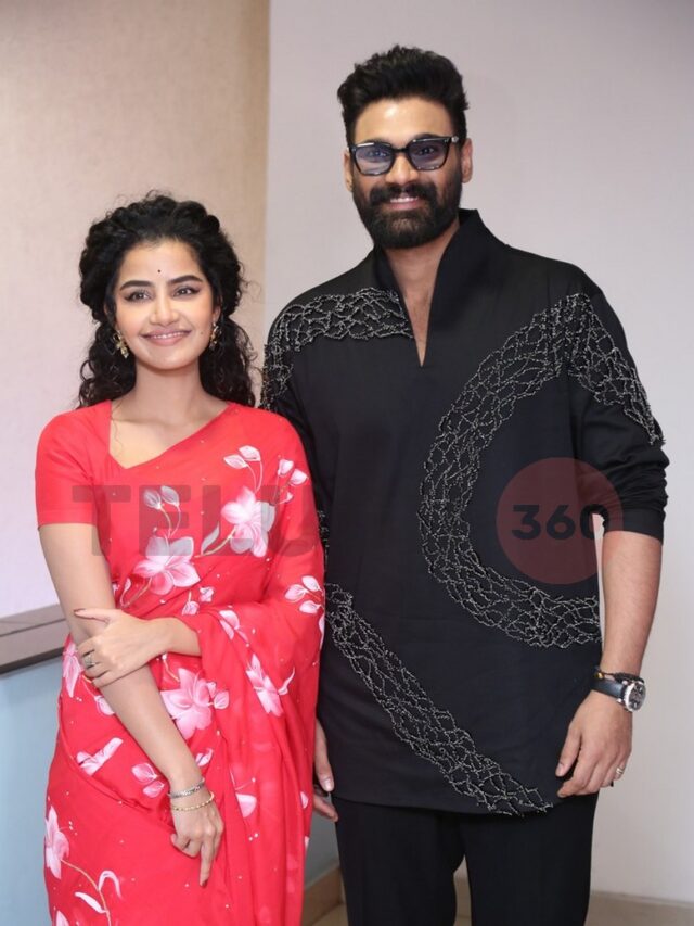 Anupama Parameswaran at Kishkindapuri Movie Trailer Launch