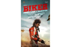 Watch Sharwa’s Biker Glimpse In BB, Mass Jathara Cinemas