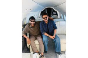 Double Celebration : Chiru & Venky Together