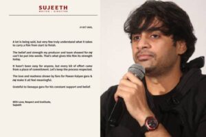 OG Speculations: Sujeeth Clears the Air