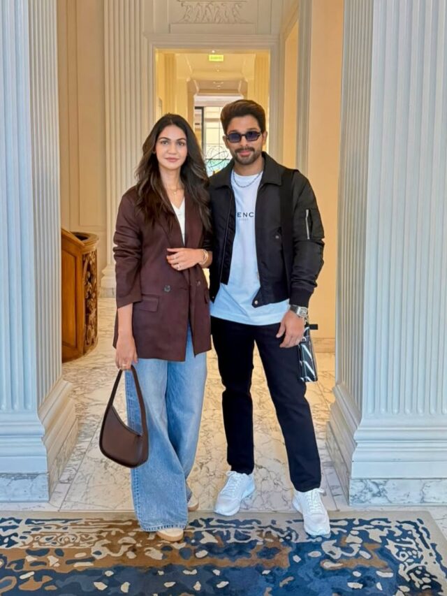 Allu Arjun and Sneha reddy Amsterdam Dairies