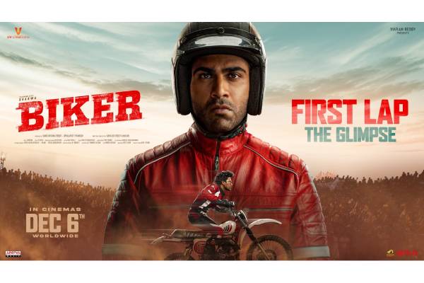 Biker First Lap Glimpse: Sharwa Shifts Gears