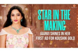 Koushik Gold Campaign: Jaanvi Radiates Royal Elegance