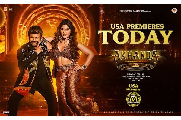 NBK’s Akhanda 2 Premieres TODAY Across USA