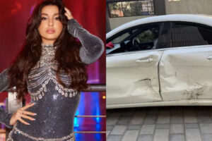Nora Fatehi Meets With a Road Accident