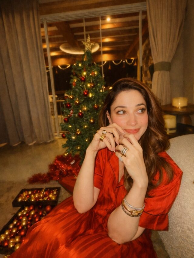 Tamannaah Bhatia Christmas Look
