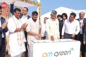 Chandrababu Naidu and Pawan Kalyan Launch India’s Largest Green Ammonia Project in Kakinada