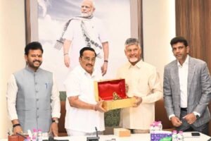 Chandrababu Naidu Meets Union Ministers, Seeks Amaravati Law and Irrigation Support